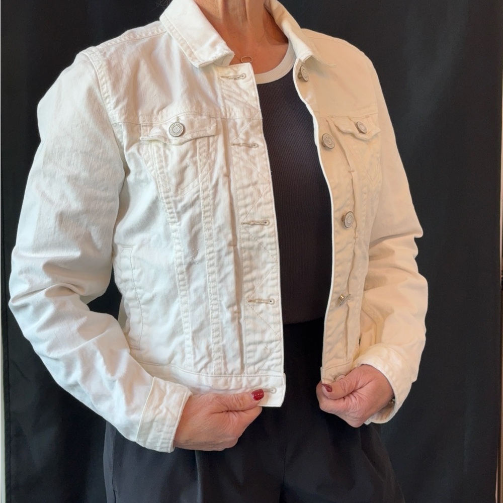 White Denim Jacket